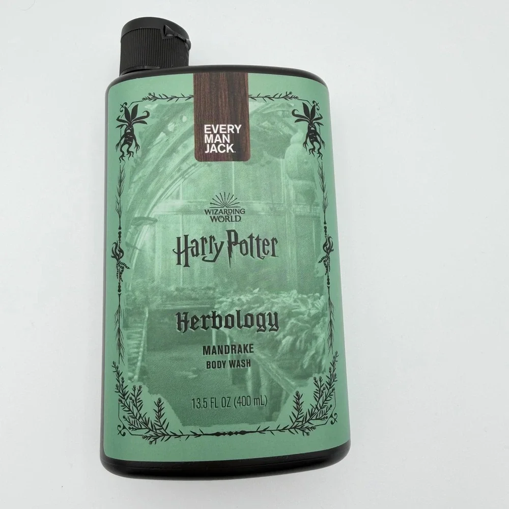 Every Man Jack Body Wash 13.5oz Green Harry Potter Herbology Mandrake NEW‎